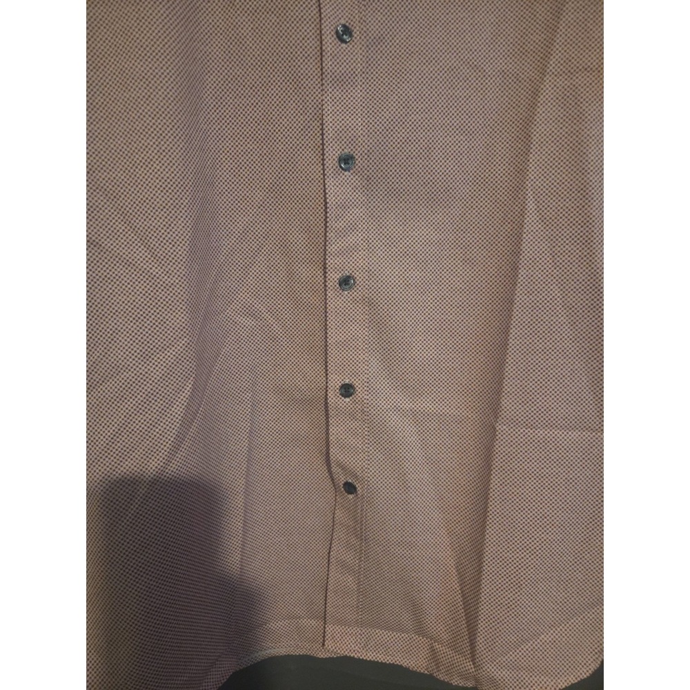 Construct‎ Slim Fit Button Up, Men's XL Shirt, Red Ditsy Print, Stretch - Picture 6 of 8